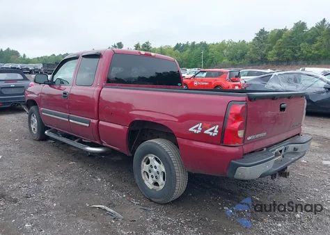 2004 Chevrolet Silverado 1500 Ls z USA, uszkodzony, nr VIN 2GCEK19V041406875